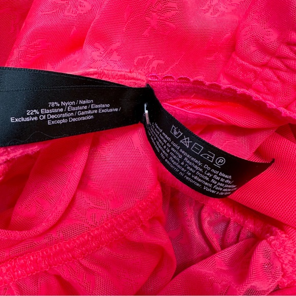 Victoria’s Secret pink and cream lacy chemise lingerie, 34B. - Picture 7 of 7